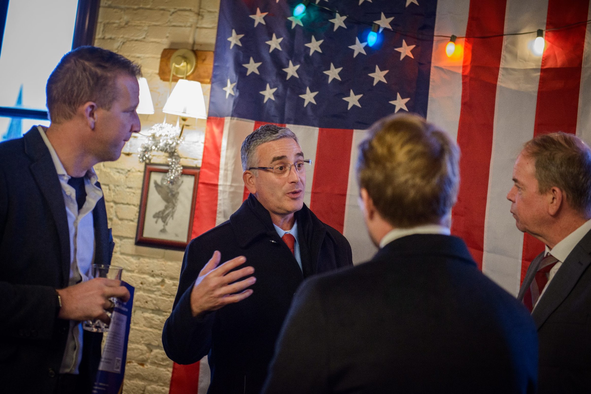 CEA members in conversation at the Policy Summit reception