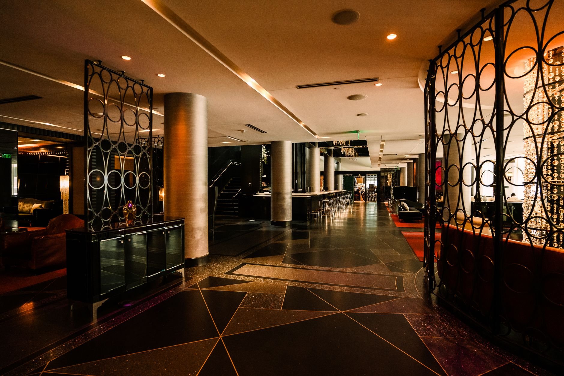 Elegant modern lobby interior